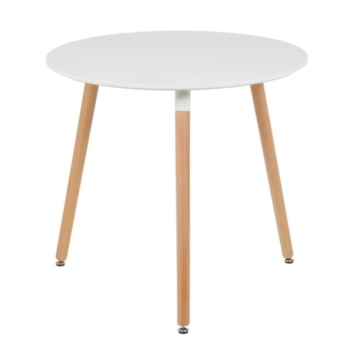 Трапезна маса SANI DT17, 80X75cm, Бялa