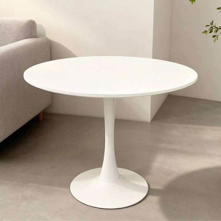 Трапезна маса SANI DT08, 90X75cm, Бял