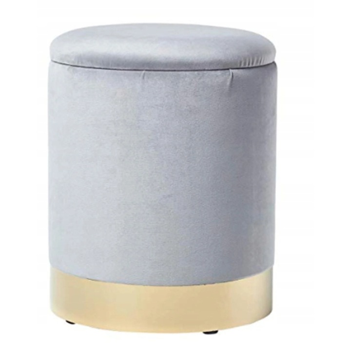 Табуретка SANI KJP265, 43x35x35cm, Сива