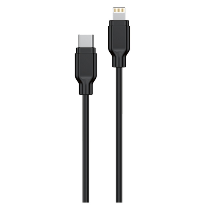 Cablu date USB-C - Lightning, Encore Energy, 27W, 1m, Gri