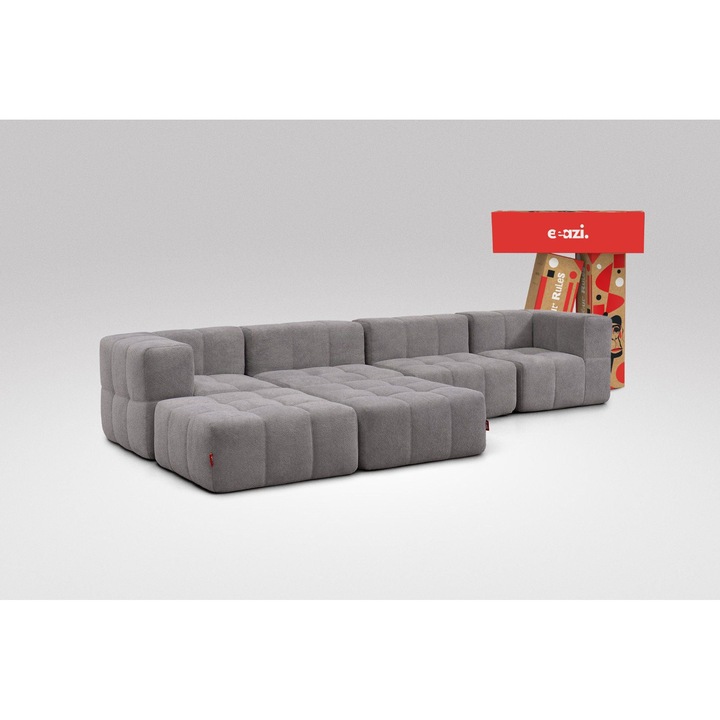 Canapea modulară cu 6 elemente - Gri eeazi