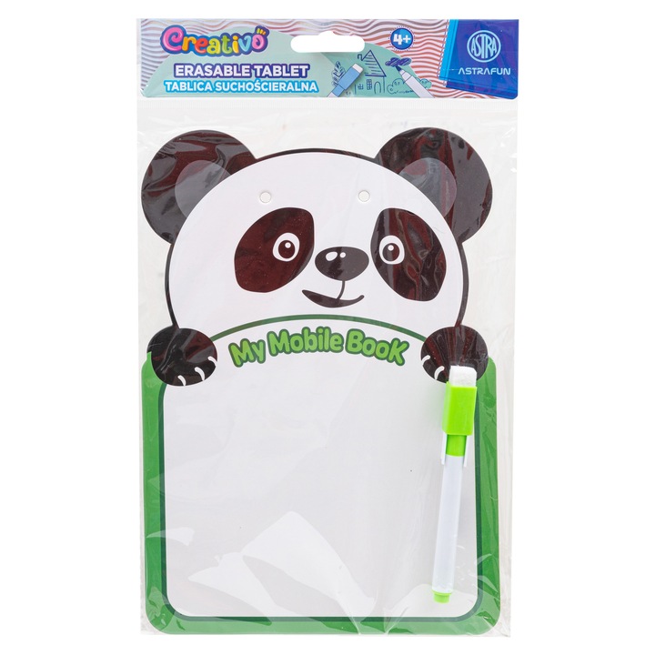 Tablita whiteboard, ASTRA, fata dubla, 24x16, 5cm