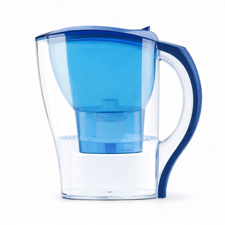 Cana pentru filtrarea apei Oliver Voltz OV51231A, 2, 5 l, Filtru inlocuibil, Fara BPA, Albastru