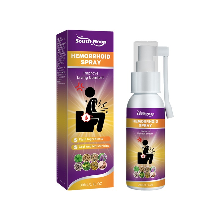 Aranyér spray, South Moon, 30ml, lonc kivonat, porcsin kivonat
