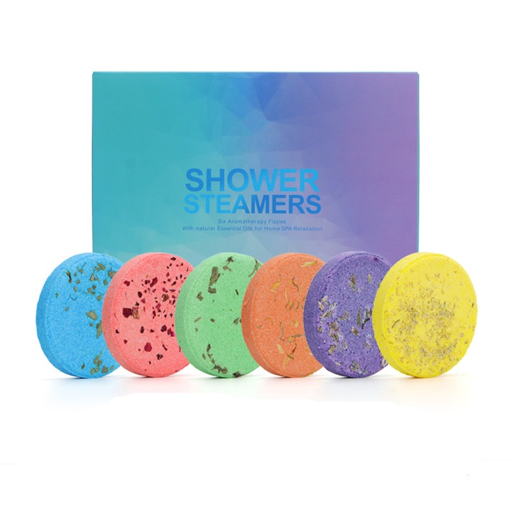 Fürdőszobai illatosító készlet, aromaterápia, 6 darab, növényi kivonatok