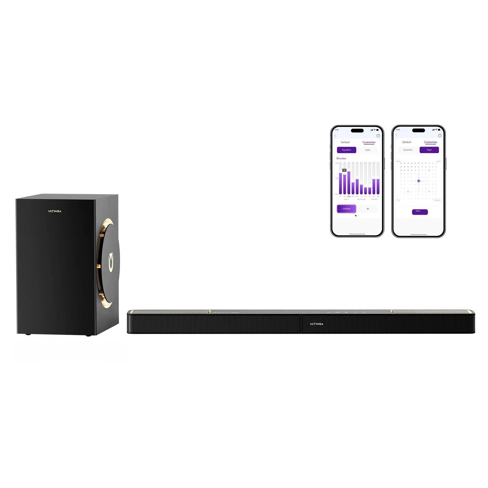 Soundbar, 3.1.2 Canale, Conectivitate Versatila, Skywave F30 Boom, Negru