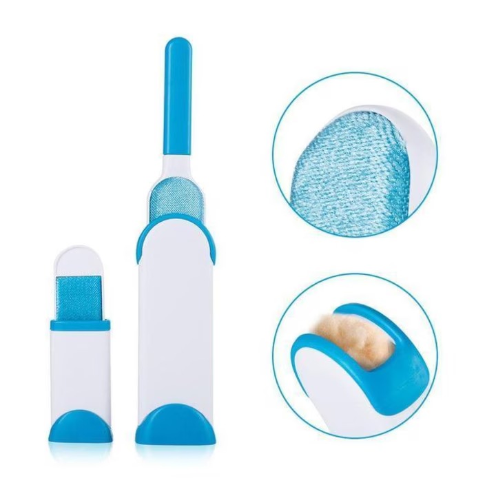 Set 2 perii PENDAN pentru indepartarea parului de animale Fur Wizard, Alb/Albastru