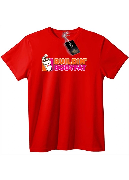 Testzsír-összetétel póló, Piros