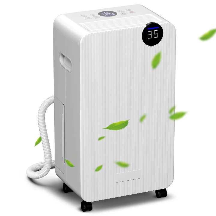 Dezumidificator cu filtru HEPA Roomer 25L/24h, Wi-Fi, timer, 50m², alb, set complet