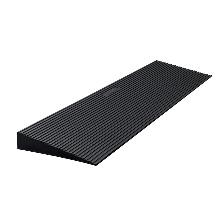 Rampa mobila VEVOR, 90x20x3cm, din cauciuc natural, capacitate 15 tone, antiderapanta, cu banda dublu adeziva