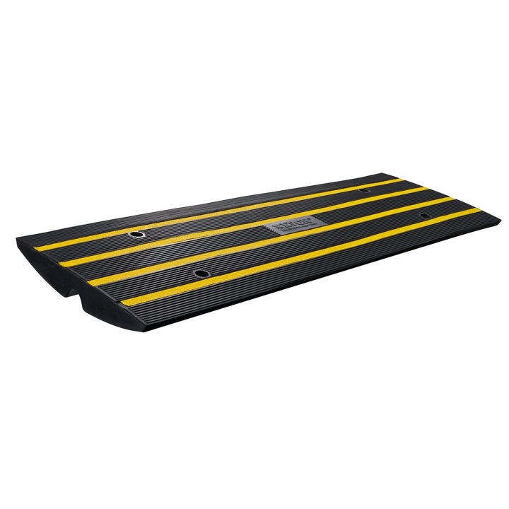 Рампа за бордюр, VEVOR, 122x40.5x6.5cm, капацитет 15 тона, от каучук, пълен комплект
