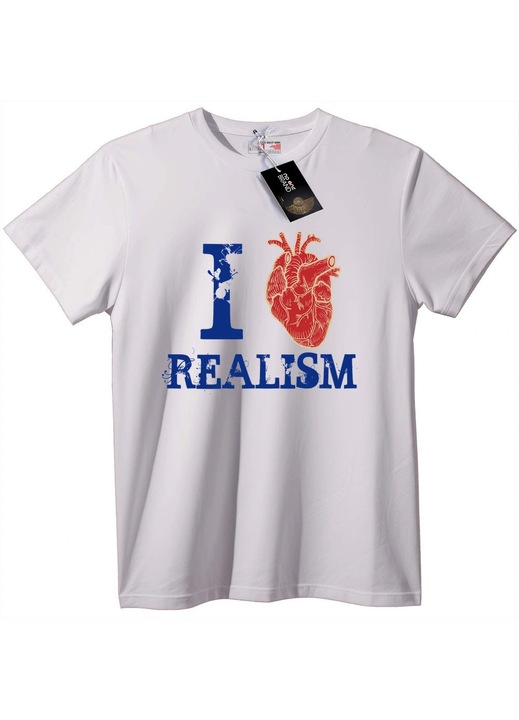 Tricou Iubesc Realismul, Alb