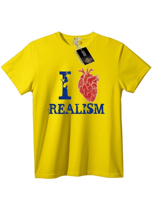 Tricou Iubesc Realismul, Galben