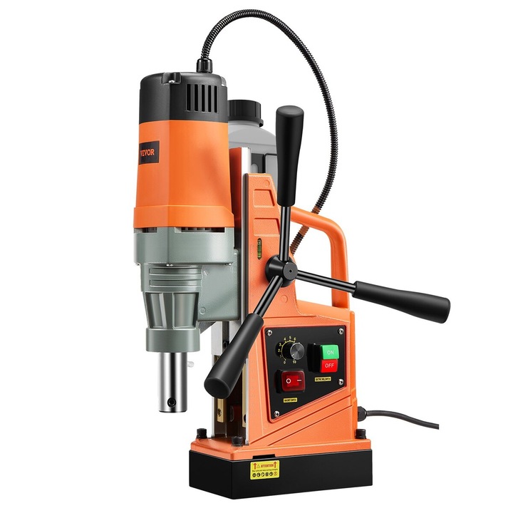 Masina de gaurit magnetica VEVOR, 1550W, 0-500 RPM, 16mm diametru, 19kg