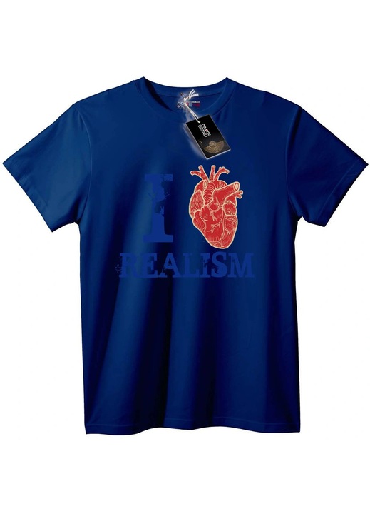 Tricou Iubesc Realismul, Bleumarin