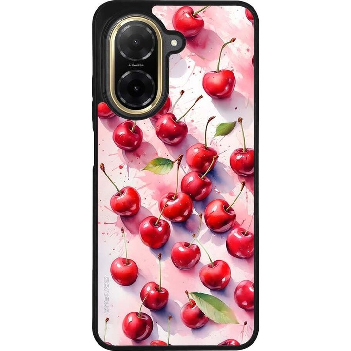 Husa telefon Sonique Fruit Series, pentru Xiaomi Redmi A5 4G, silicon, imprimeuri cu fructe, rosie, 173.45mm