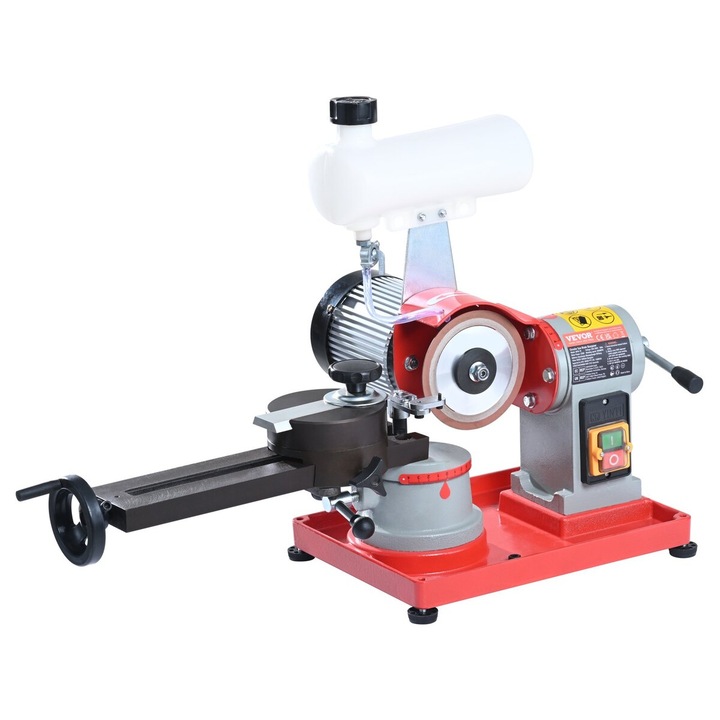 Ascutitor de discuri circulare VEVOR 370W, 3600RPM, roata 5", dimensiuni 720x365x485mm, sistem de racire inovator