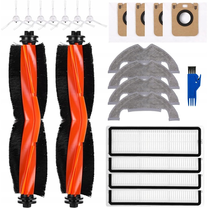 Set piese de schimb pentru aspiratoare Dreame D10 Plus, D10s Plus, L10 Plus, filtre HEPA, mop microfibra
