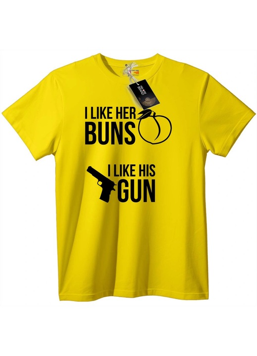 Tricou "Îmi iubesc ghioceii ei", Galben