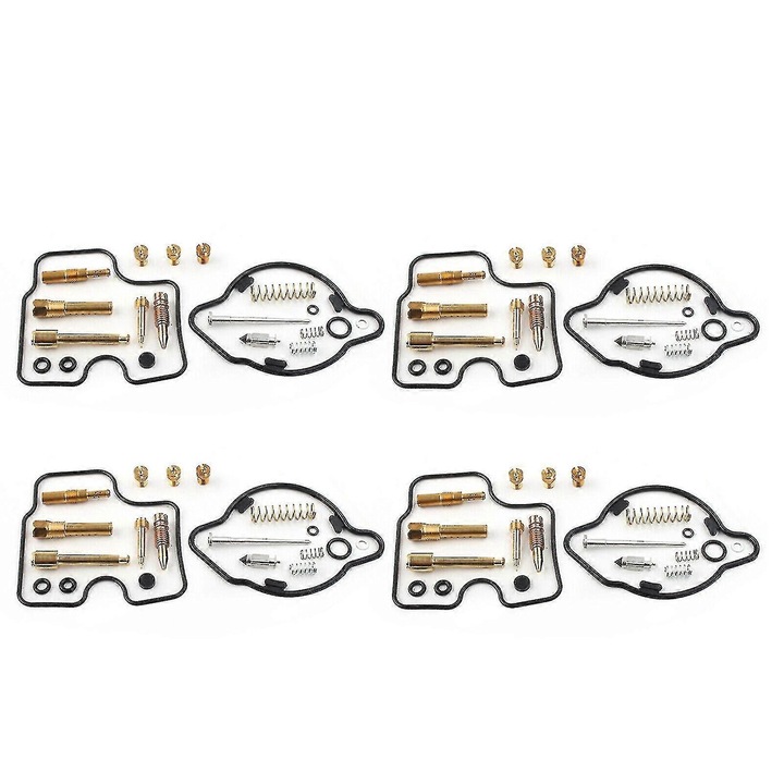 Set de 4 kituri de reparare carburatoare pentru Honda CBR600F3 1995-1998, garnituri din cauciuc de calitate