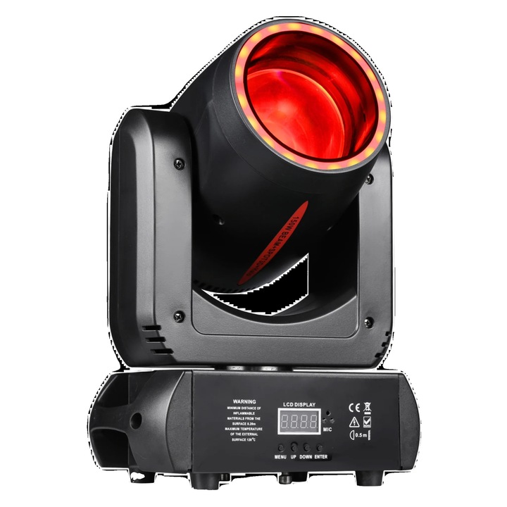 Lumina Mobila DJ, 8 Gobos, Miscare Dinamica, 180W, Plug EU