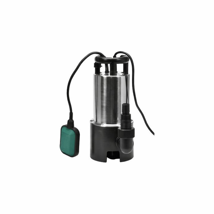 Pompa submersibila apa curata si murdara 1100W inox cu plutitor 10 m