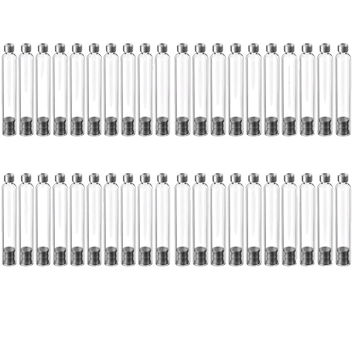 Manson pentru stilou de insulina, sticla durabila, design usor, set 40 bucati