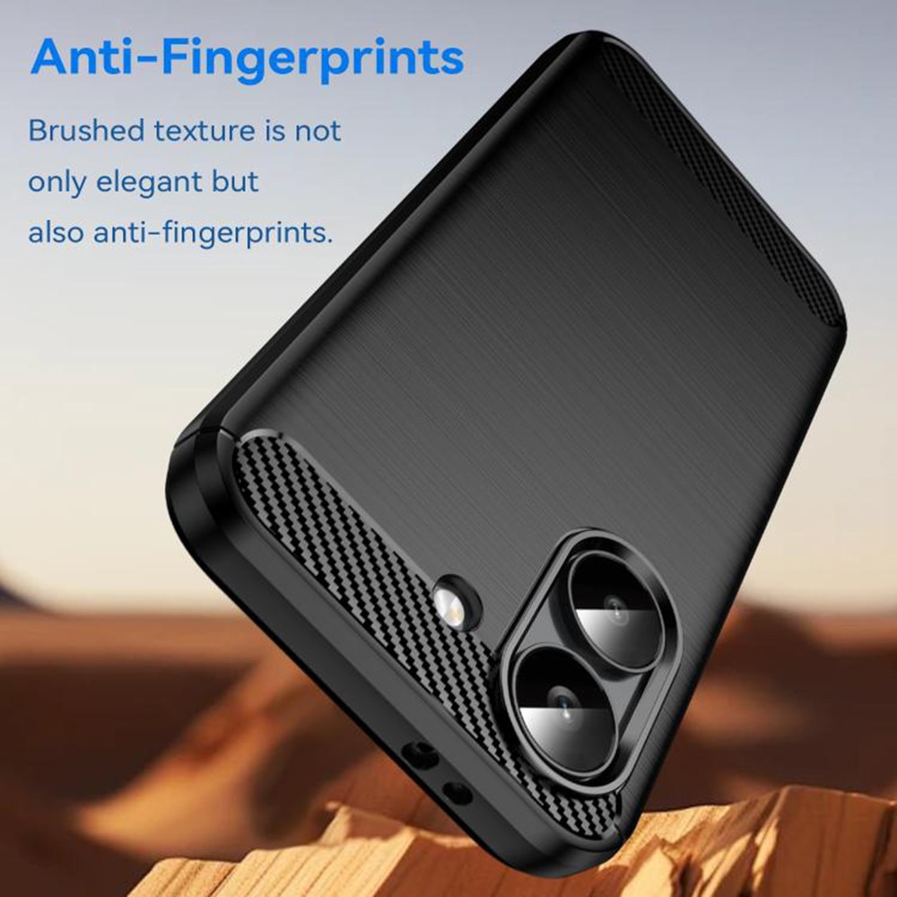 Husa pentru Poco X8 Pro Carbon Liquid Silicone, negru
