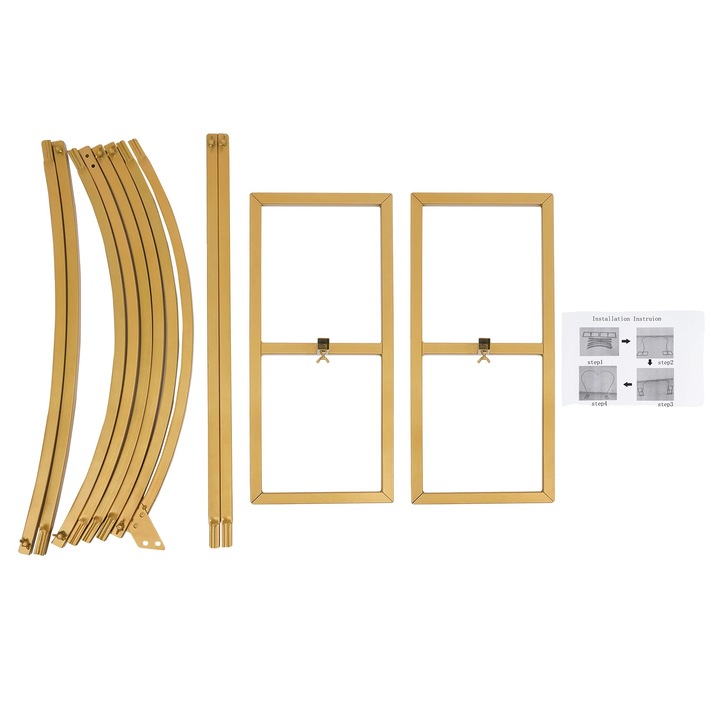 Стойка за арка от балони, персонализиран дизайн, 2.65x2.35м, 25x55см