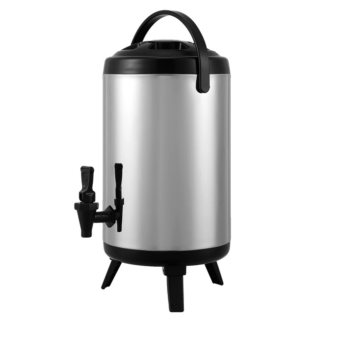 Dispenser de bauturi, capacitate mare, inox izolat, 2 gal