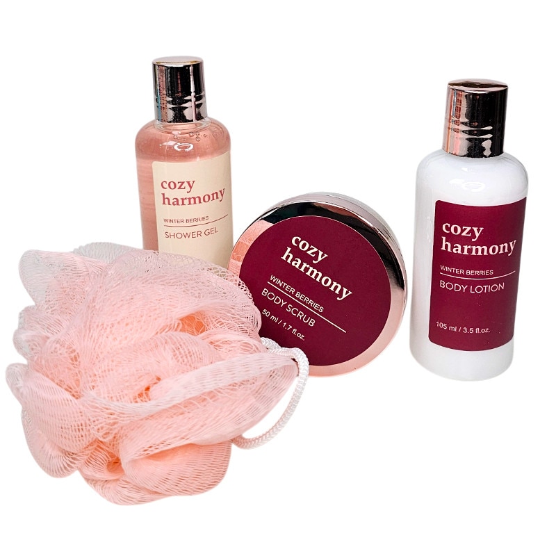 Set cadou pentru femei, Cozy Harmony, cu gel de dus, lotiune de