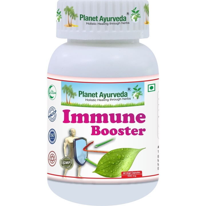 Supliment alimentar Immune Booster, Planet Ayurveda, 500mg, 60 capsule, natural