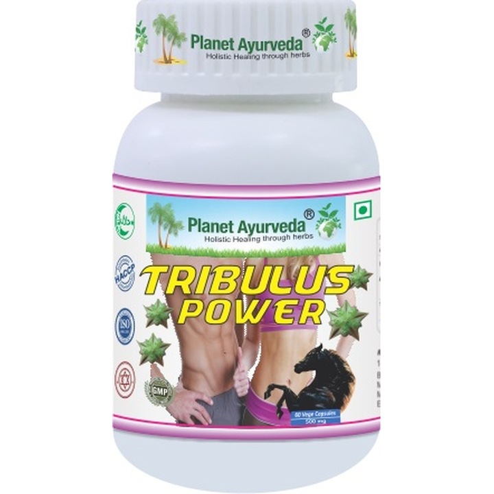 Supliment alimentar Tribulus Power, Planet Ayurveda, 100% extract natural, 500mg, 60 capsule