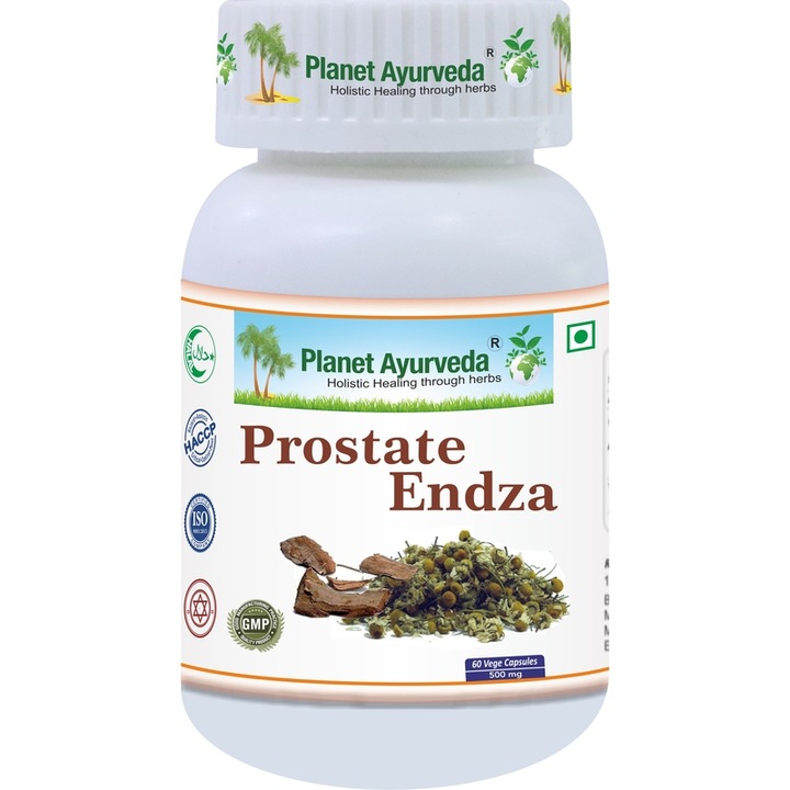 Supliment alimentar Prostate Endza, Planet Ayurveda, 500mg, 60 capsule, sanatatea prostatei, fara aditivi