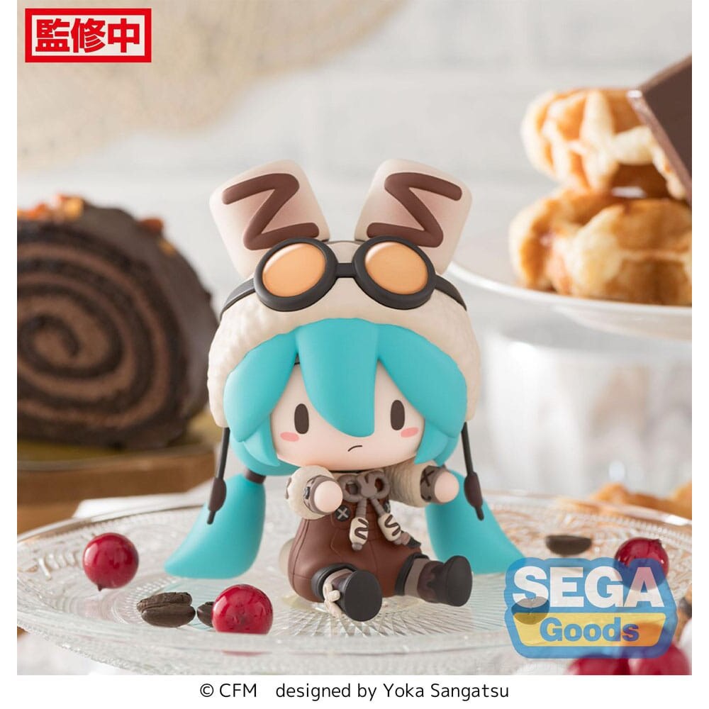 Figurina Fuwa Petit Chibi Hatsune Miku Marshmallow Hot Cocoa Character ...