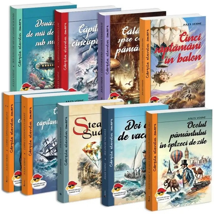 Pachet Jules Verne, 9 carti