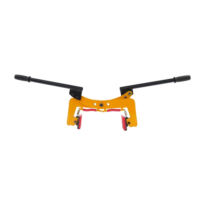Clema de ridicare pentru placi din piatra, galben, 1.000 kg, deschidere falci 0-3 cm, maner dublu