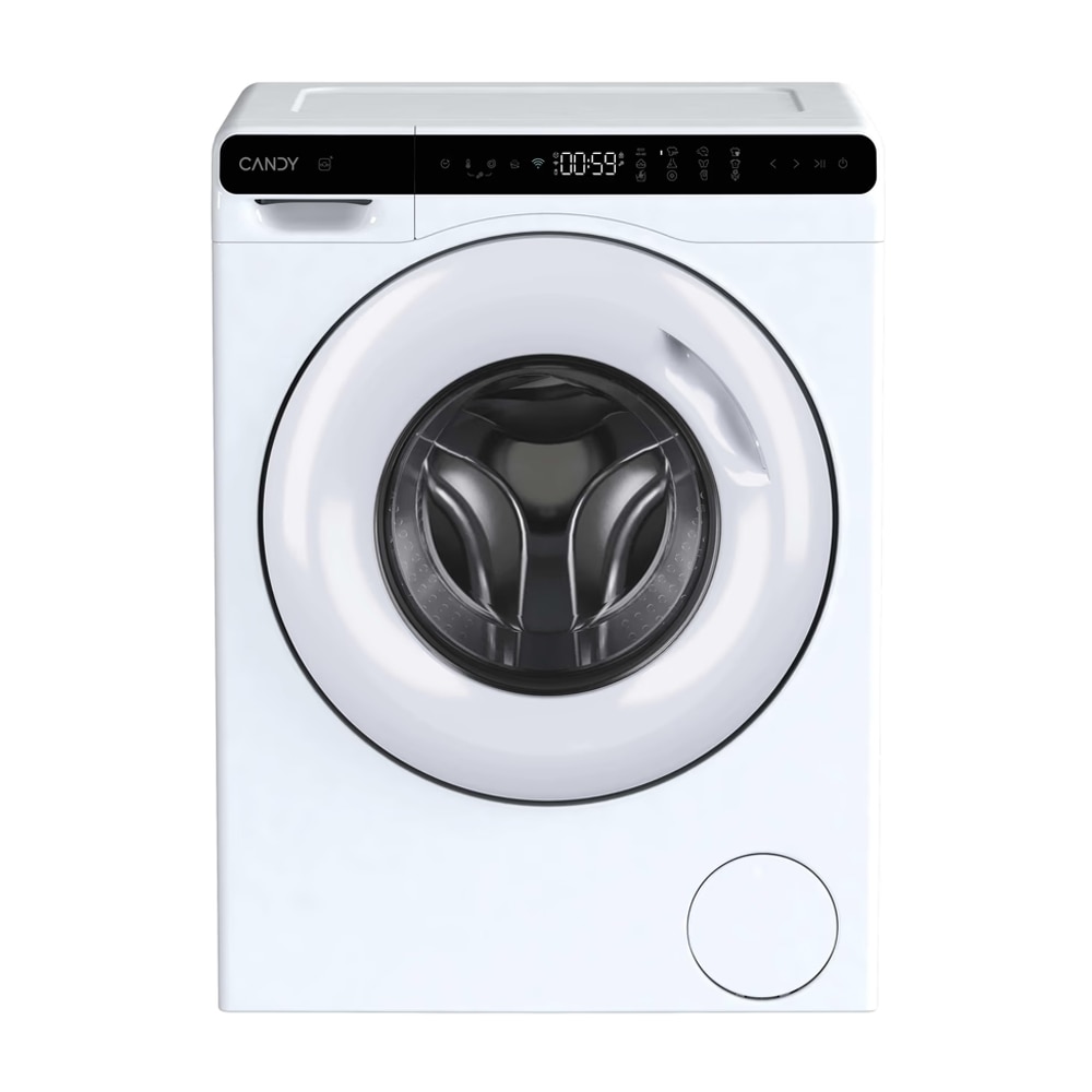 Masina de spalat rufe Candy CW50-BP12307WU-S, Slim, Wi-Fi, Afisaj tactil, Quick 15, Inverter, 1200 rpm, 5 kg, Clasa A, Alba