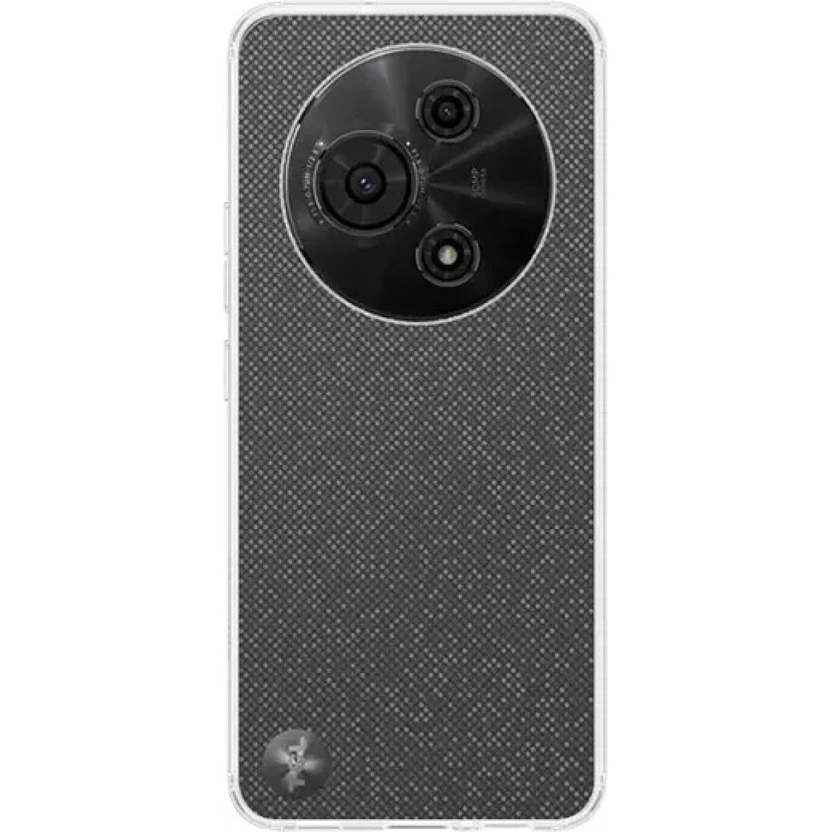 Husa telefon TCL 605/60 SE 4G, set Vivid, silicon, transparent, cu sticla securizata