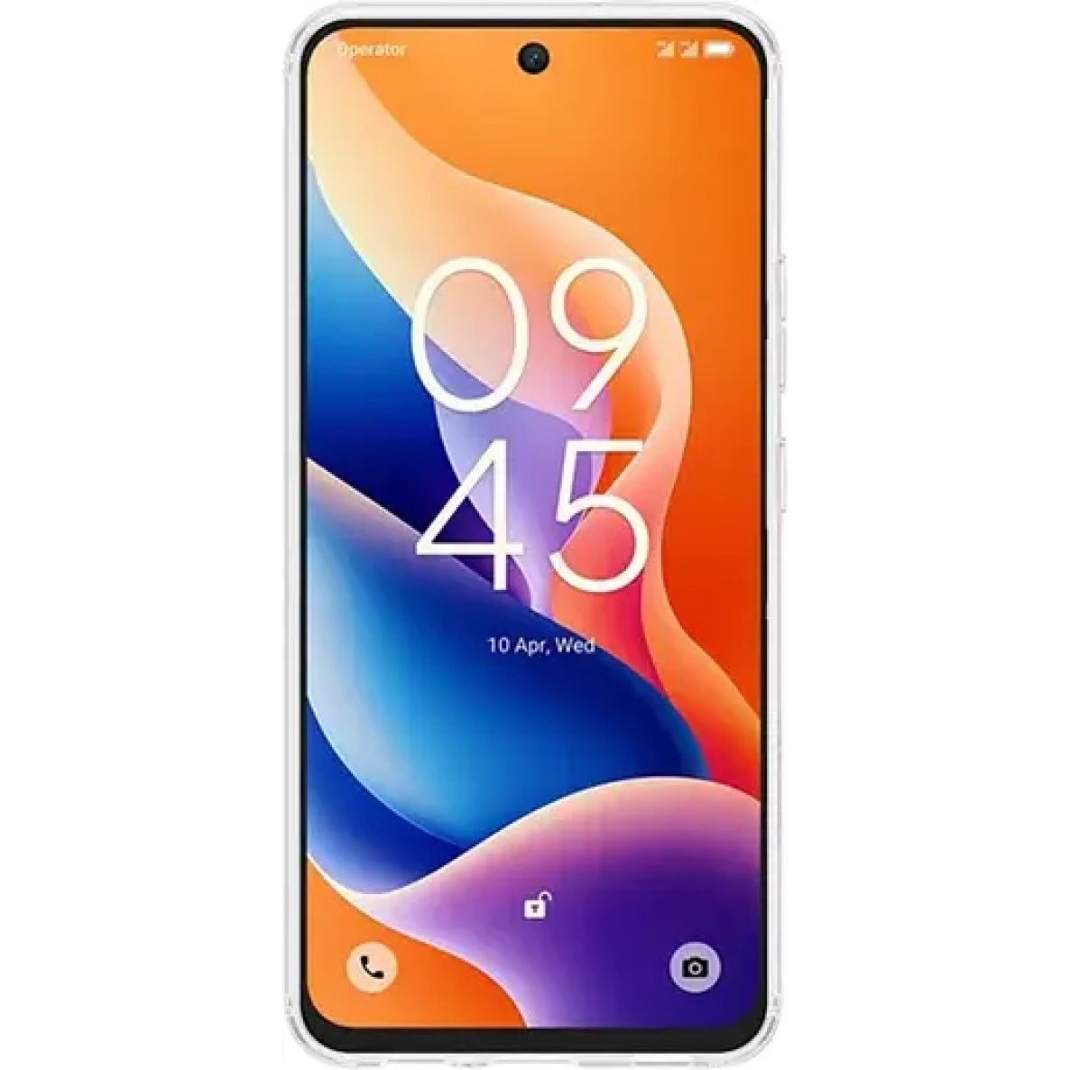 Husa telefon TCL 605/60 SE 4G, set Vivid, silicon, transparent, cu sticla securizata