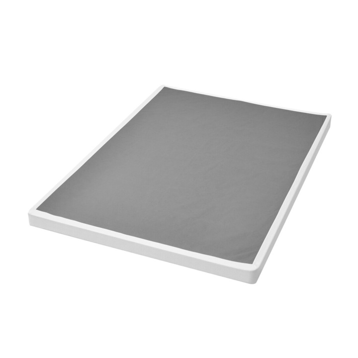 Cadru pat Box Spring Queen Size, VEVOR, 79.1x59.4x4 in, capacitate 3500 lbs, material textil lavabil