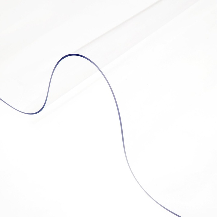 Fata de masa VEVOR, 1.5mm PVC, transparent, 107x213cm