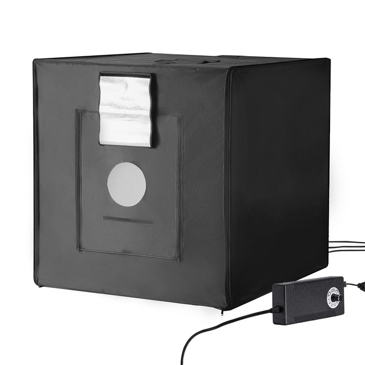 Cutie de lumina pentru studio foto VEVOR 815x815x815mm 210 LED-uri, 5600K, 80W, accesorii incluse