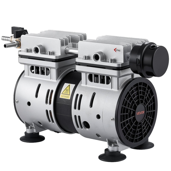 Pompa de aer VEVOR pentru iazuri, sistem de aerare 5.2CFM, 4/5 HP, 2 difuzoare, tuburi de 30.5 m, utilizare in aer liber