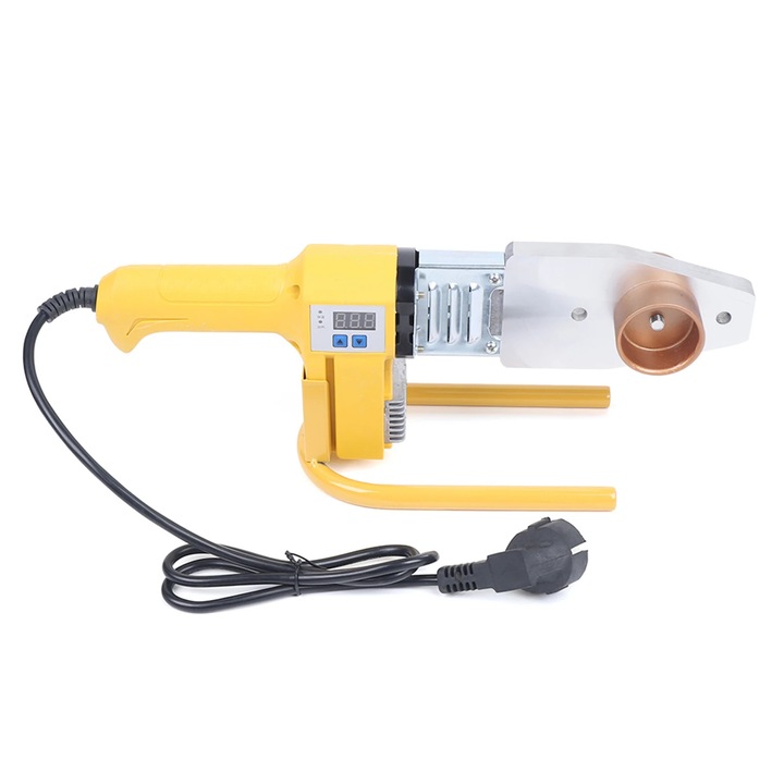 Aparat de sudura pentru tevi din plastic, 850W, 0-380C, galben aprins, 33, 5x12, 0x13, 5cm