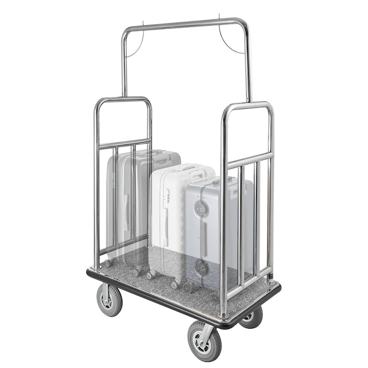 Carucior de bagaje hotelier, VEVOR, capacitate 1200 lbs