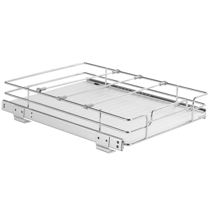 Organizator de dulapuri, VEVOR, 30.5x43.2cm, otel cromat, capacitate 13kg, design practic