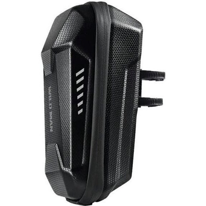 Geanta pentru trotinete WILDMAN, model ES8X Plus, impermeabila, 3L, 29x12x11cm, neagra