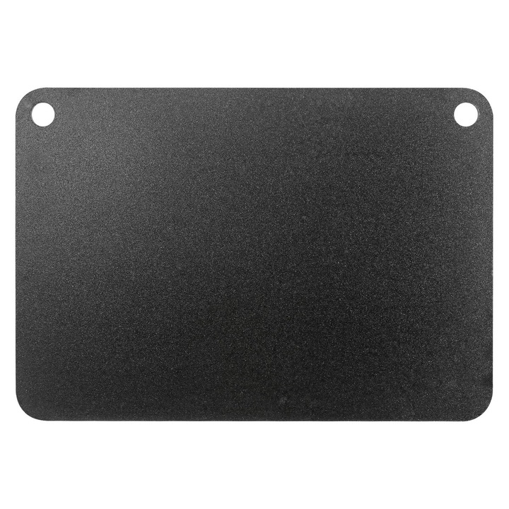 Placa de pizza VEVOR, 20x14x0.95cm, otel carbon pre-condimentat, rezistent la rugina, pentru cuptor si gratar