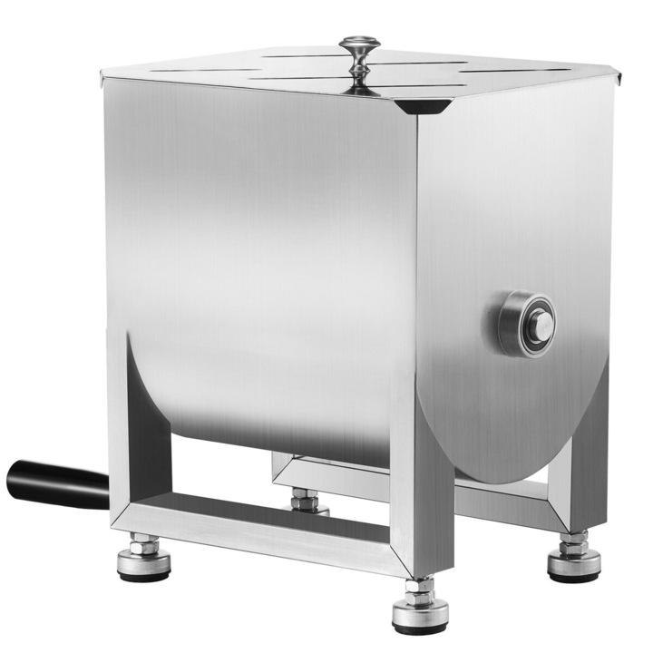 Ръчен миксер за месо VEVOR, 15L, неръждаема стомана, голям капацитет, 460x230x410mm